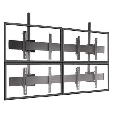 FUSION Micro-Adjustable Large Ceiling Mounted 2 X 2 Video Wall Solutions